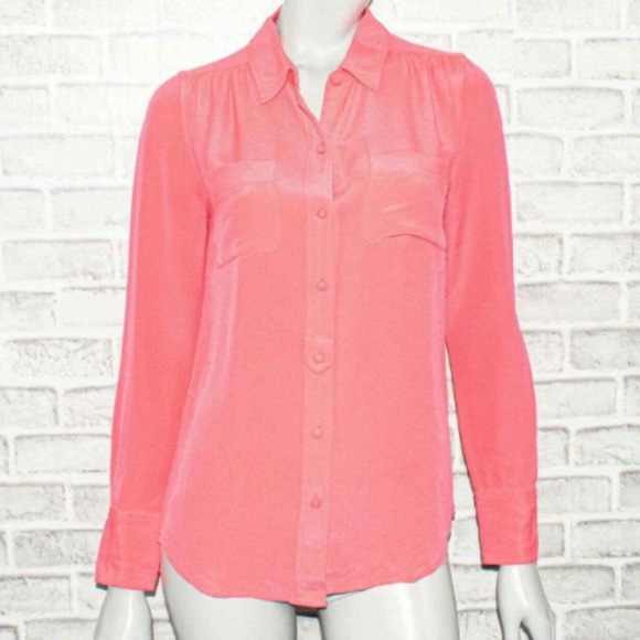 J Crew collection heavy-silk Blythe button shirt size 00 - Picture 10 of 11
